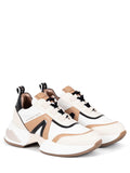 A. SMITH D Sneakers marble woman white camel B.CO/COGNAC