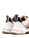 A. SMITH D Sneakers marble woman white camel B.CO/COGNAC