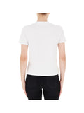 AX ARMANI D T-shirt basic con logo bianco