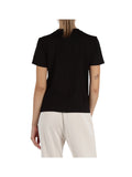 AX ARMANI D T-shirt basic con logo nero