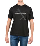 AX ARMANI U T-shirt maxi logo nero