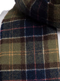 BARBOUR U Sciarpa tartan lambswool verde