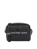 CK ACC.D COL Camera bag 18 sculpted monogram NERO/GRIGIO