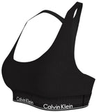 Unlined bralette sportiva con logo ck