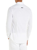 CK J U COL Camicia basic slim stretch bianco