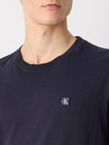 CK J U PRE T-shirt ck embro badge BLU SCURO