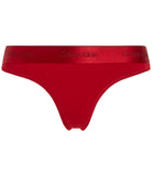 CK U U.WEAR Slip thong logo ck rosso