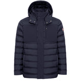 COLMAR OR. U Piumino cappuccio trapuntato con tasconi NAVY