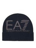 EA7 U Cappello con macrologo BLU/GRIGIO