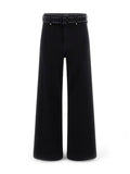 GUESS A D COL Pantalone Dakota vita alta nero