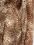 Abito laila mini flare animalier