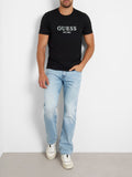 GUESS A U PRE T-shirt iridescent nero