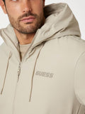 GUESS ATH U COL Giubbotto tecnico con cappuccio beige