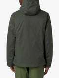 K-WAY U Giaccono Jacko twill marmotta VERDE/BLU