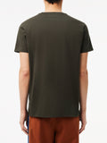 LACOSTE U T-shirt basic mini logo antracite