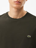 LACOSTE U T-shirt basic mini logo antracite