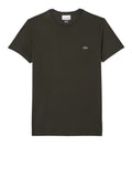 LACOSTE U T-shirt basic mini logo antracite