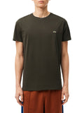 LACOSTE U T-shirt basic mini logo antracite