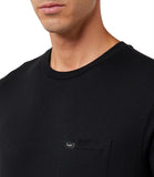 LEE U T-shirt regular con piccolo logo nero