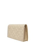 LOVE MOSCHINO COL Tracolla beige trapuntata avorio