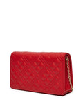 LOVE MOSCHINO COL Tracollina trapuntata logo rosso