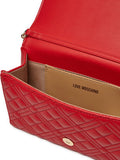 LOVE MOSCHINO COL Tracollina trapuntata logo rosso