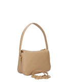 LOVE MOSCHINO COL Borsa a spalla con logo CREMA