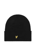 LYLE & SCOTT U Zuccotto beanie con logo nero