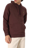 LYLE & SCOTT U Felpa cappuccio basic con logo MOGANO