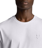 LYLE & SCOTT U T-shirt basic tonal eagle bianco