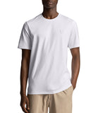 LYLE & SCOTT U T-shirt basic tonal eagle bianco