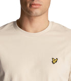 LYLE & SCOTT U T-shirt basic con logo beige