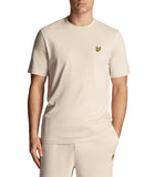 LYLE & SCOTT U T-shirt basic con logo beige