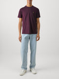 LYLE & SCOTT U T-shirt basic con logo BORGOGNA