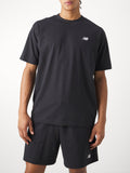 NEW BALANCE U T-shirt piccolo logo nero