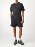 NEW BALANCE U T-shirt piccolo logo nero