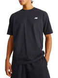 NEW BALANCE U T-shirt piccolo logo nero