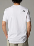 NORTH FACE U T-shite easy logo bianco