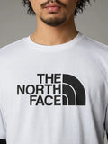 NORTH FACE U T-shite easy logo bianco