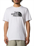 NORTH FACE U T-shite easy logo bianco