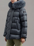 PEUTEREY D Piumino puffer Takan mqs 03 fur grigio