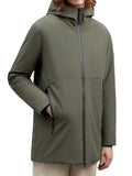 PEUTEREY U Trench liscio in primaloft minimal e sofisticato Metite md verde