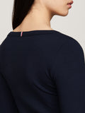 Maglia basic in viscosa scollo largo