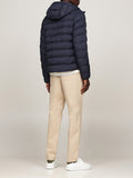 TOMMY H U COL Piumino mid weight hooded blu