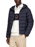 TOMMY H U COL Piumino mid weight hooded blu