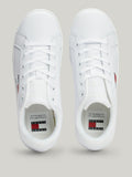 TOMMY J D CAL Sneakers flatfform bianco