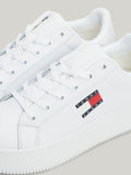 TOMMY J D CAL Sneakers flatfform bianco