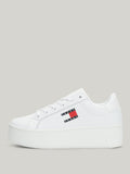 TOMMY J D CAL Sneakers flatfform bianco