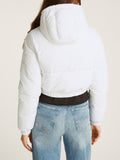 Piumino puffer cropped hooded