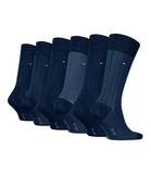 TOMMY U CALZE Giftbox da 6 paia di calzini NAVY